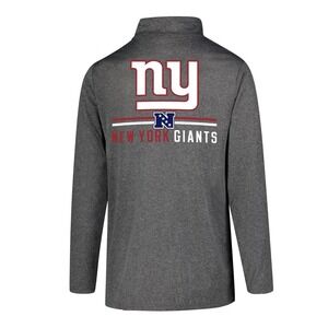 NFL Official‎ Adults Super Soft Quarter Zip Long Sleeve T-Shirt York Giants